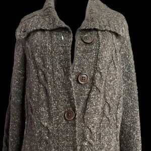 Wool Cardigan Sweater